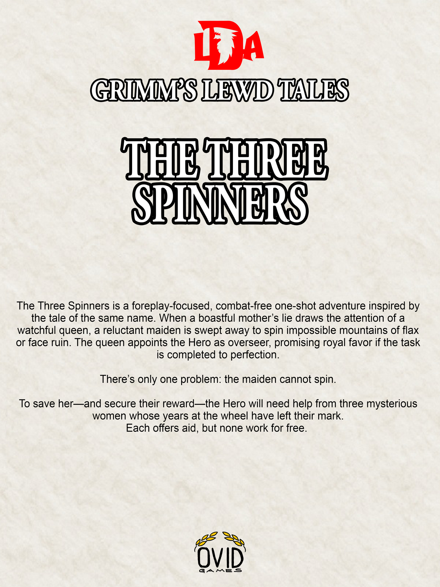 Grimm's Lewd Tales: The Three Spinners