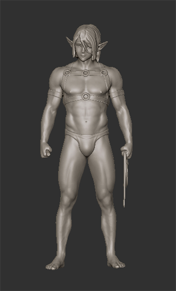 Male Sex Cultist STL File