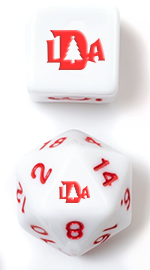 Lewd Dungeon Adventures Christmas Dice Set