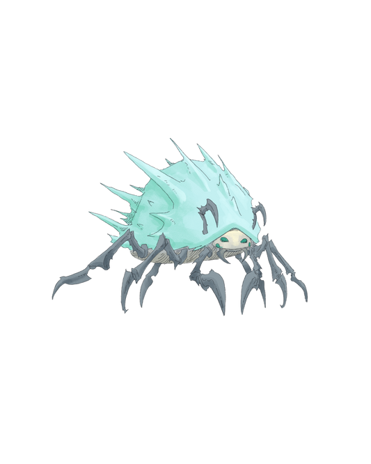 Ice-Encrusted Spider STL File