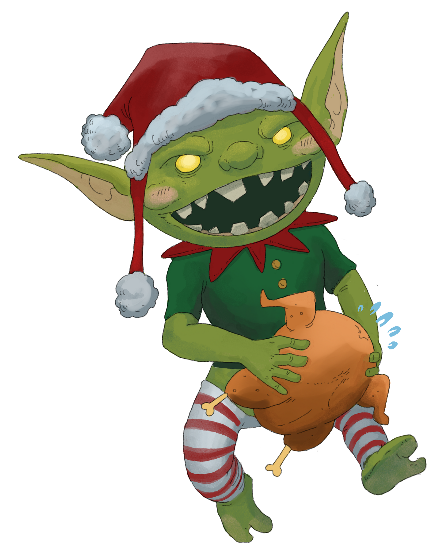 XXXMas Gobblin Sticker